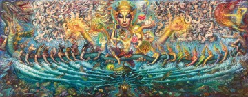 Churning of the Milk Ocean CK Buddhism Oil Paintings